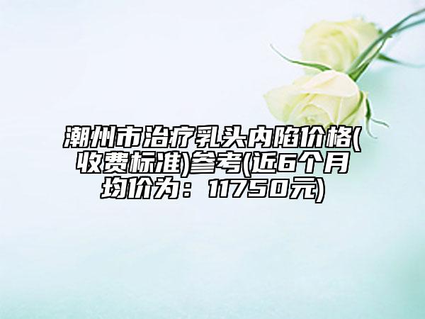 潮州市治疗乳头内陷价格(收费标准)参考(近6个月均价为：11750元)