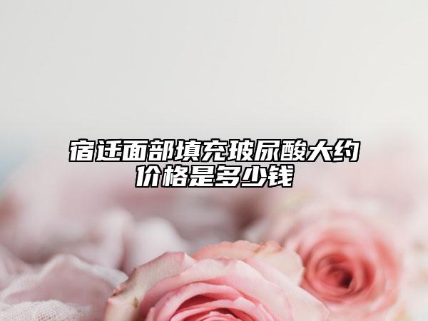 宿迁面部填充玻尿酸大约价格是多少钱
