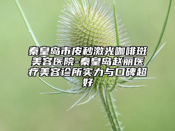 秦皇岛市皮秒激光咖啡斑美容医院-秦皇岛赵丽医疗美容诊所实力与口碑超好