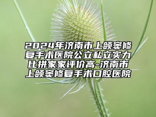 2024年济南市上颌窦修复手术医院公立私立实力比拼家家评价高-济南市上颌窦修复手术口腔医院