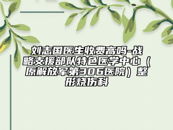 刘志国医生收费高吗-战略支援部队特色医学中心（原解放军第306医院）整形烧伤科