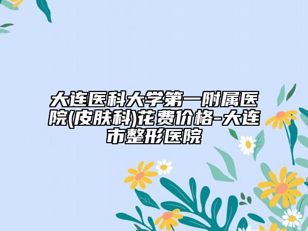 大连医科大学第一附属医院(皮肤科)花费价格-大连市整形医院