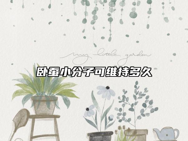 卧蚕小分子可维持多久