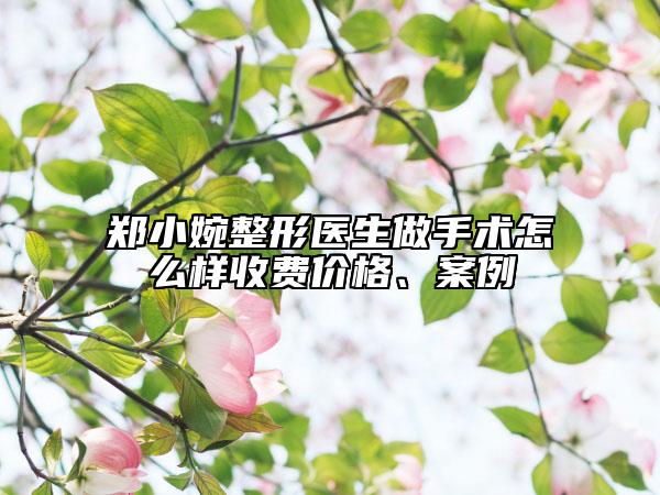 郑小婉整形医生做手术怎么样收费价格、案例