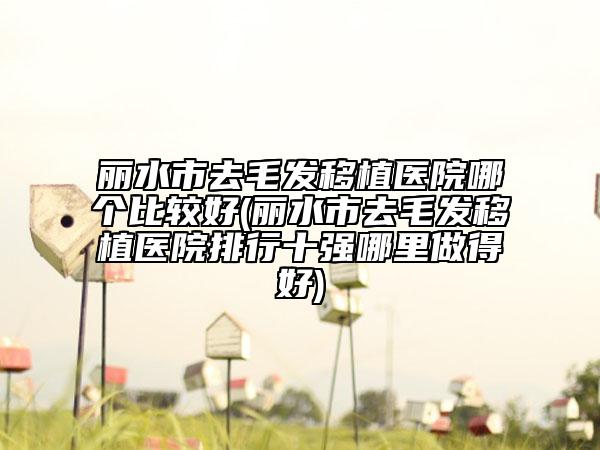 丽水市去毛发移植医院哪个比较好(丽水市去毛发移植医院排行十强哪里做得好)